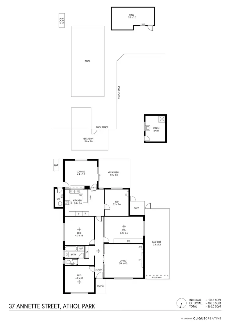 Floorplan of Homely house listing, 37 Annette Street, Athol Park SA 5012