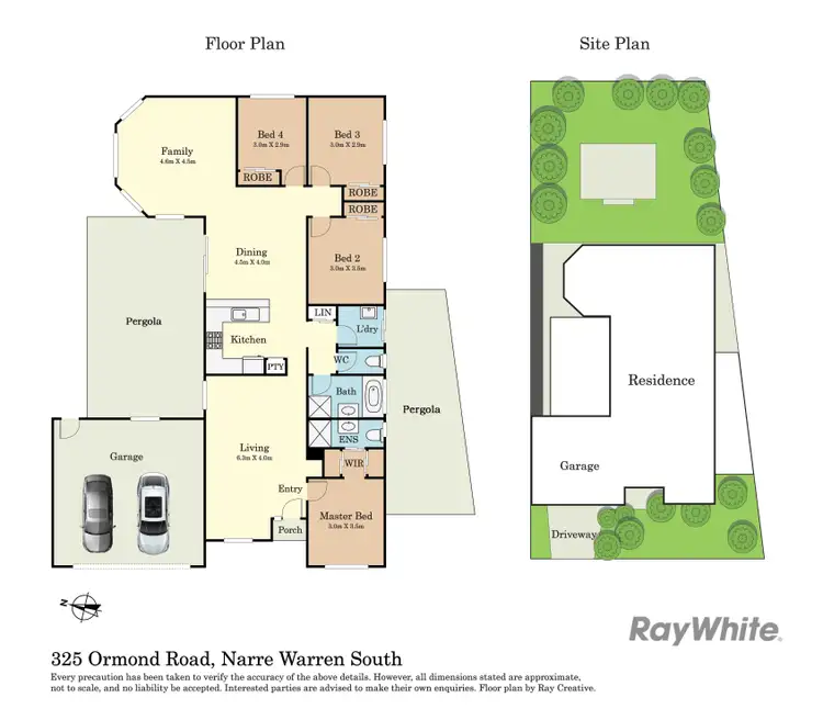 Floorplan of Homely house listing, 325 Ormond Road, Narre Warren South VIC 3805
