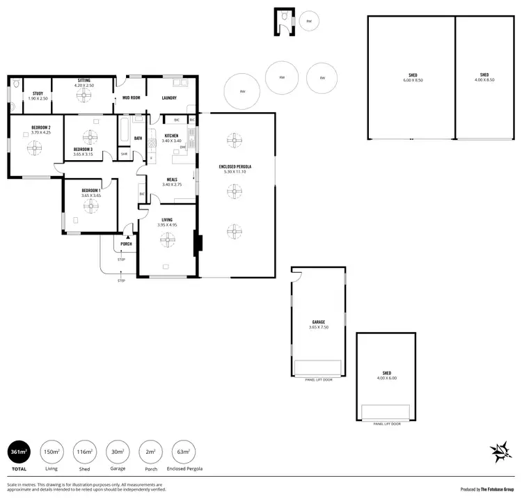 Floorplan of Homely house listing, 916 Nine Mile Road, Strathalbyn SA 5255