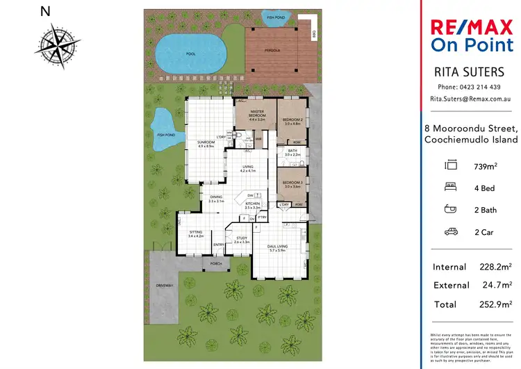 Floorplan of Homely house listing, 8 Mooroondu Street, Coochiemudlo Island QLD 4184