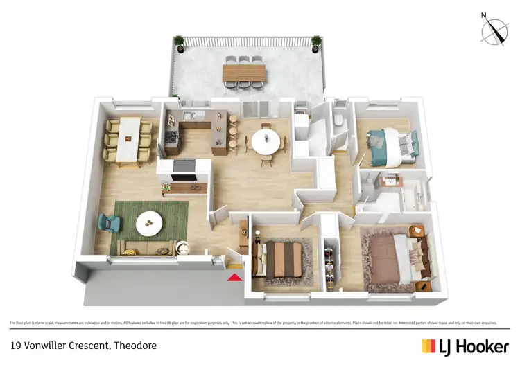 Floorplan of Homely house listing, 19 Vonwiller Crescent, Theodore ACT 2905