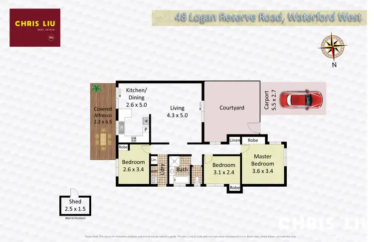 Floorplan of Homely house listing, 48 Logan Reserve Road, Waterford West QLD 4133