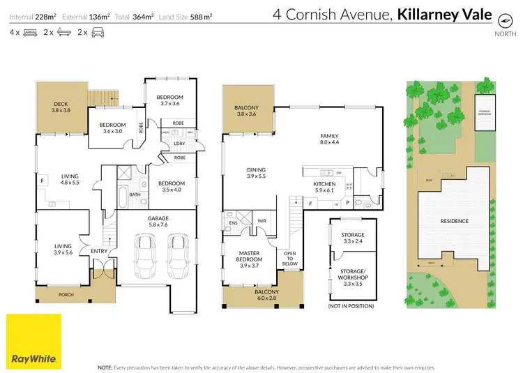 Floorplan of Homely house listing, 4 Cornish Avenue, Killarney Vale NSW 2261
