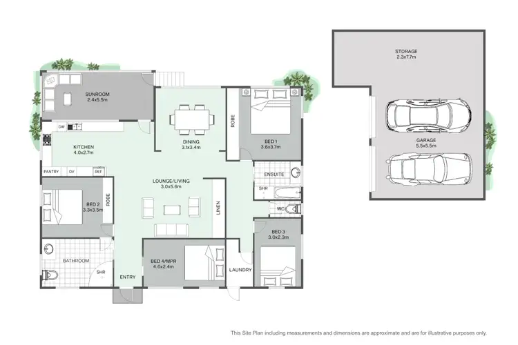 Floorplan of Homely house listing, 5 Maple Avenue, Mapleton QLD 4560