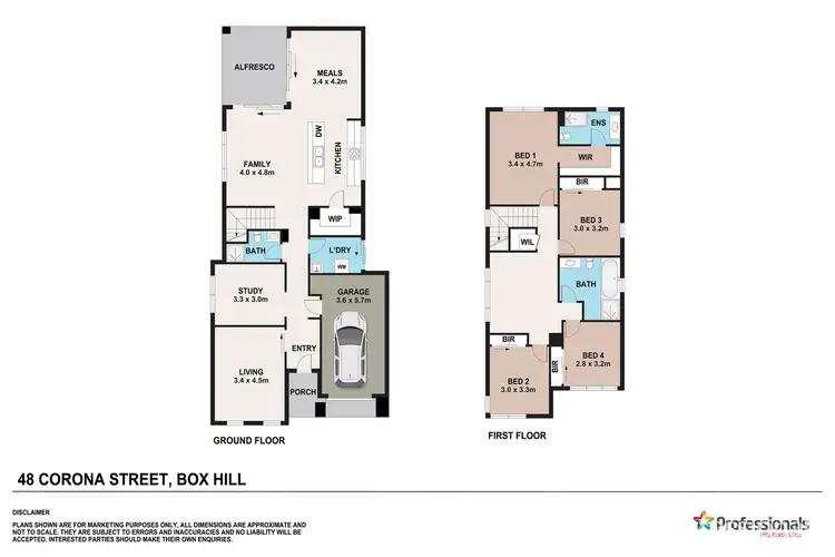 Floorplan of Homely house listing, 48 Corona Street, Box Hill NSW 2765