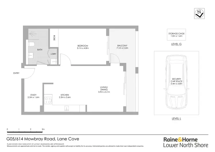 Floorplan of Homely apartment listing, G05/614 Mowbray Road, Lane Cove NSW 2066