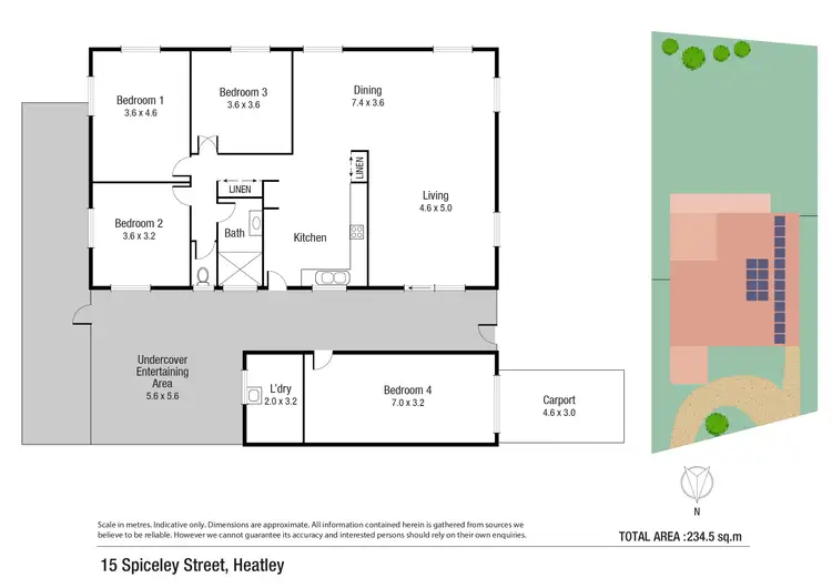 Floorplan of Homely house listing, 15 Spiceley Crescent, Heatley QLD 4814