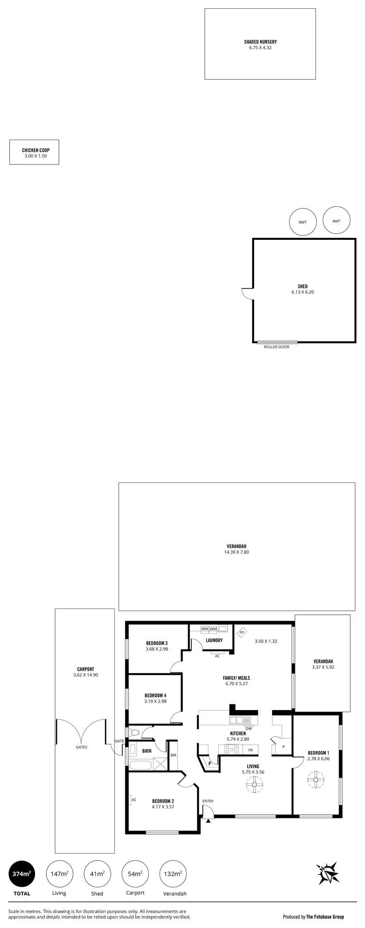Floorplan of Homely house listing, 74A Maurice Road, Murray Bridge SA 5253