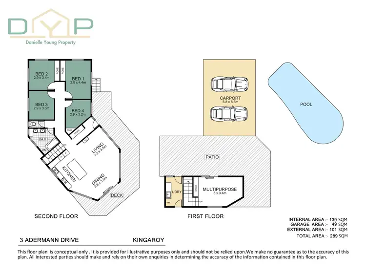 Floorplan of Homely house listing, 3 Adermann Drive, Kingaroy QLD 4610