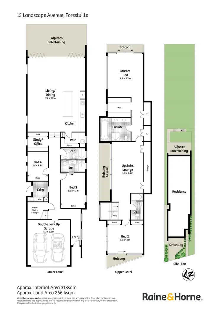 Floorplan of Homely house listing, 15 Landscape Avenue, Forestville NSW 2087