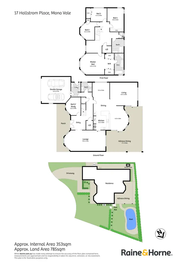 Floorplan of Homely house listing, 17 Hallstrom Place, Mona Vale NSW 2103
