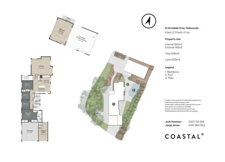 Floorplan of Homely house listing, 21 Armidale Crescent, Helensvale QLD 4212