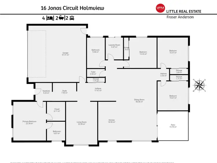 Floorplan of Homely house listing, 16 Jonas Circuit, Holmview QLD 4207