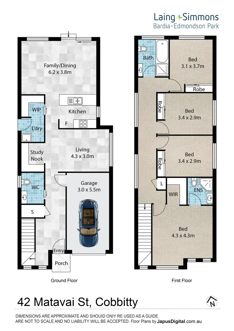 Floorplan of Homely house listing, 42 Matavai Street, Cobbitty NSW 2570