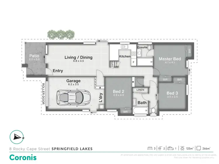 Floorplan of Homely house listing, 8 Rocky Cape Street, Springfield Lakes QLD 4300