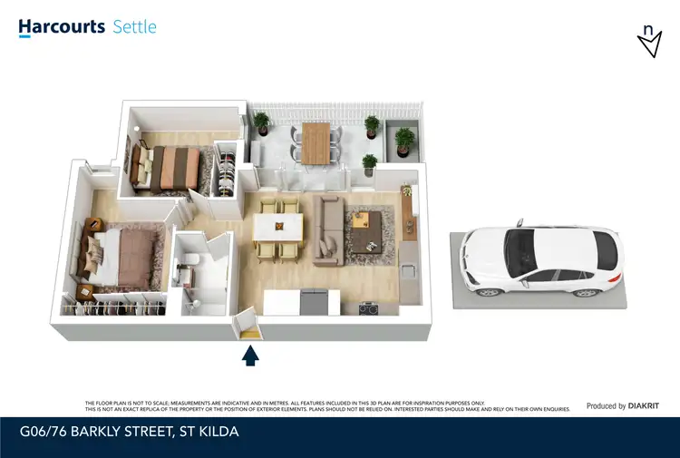 Floorplan of Homely apartment listing, G06/76 Barkly Street, St Kilda VIC 3182