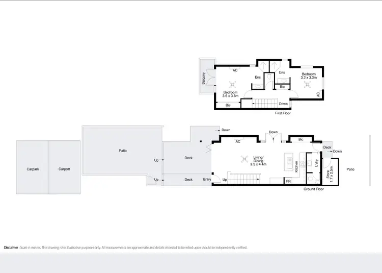 Floorplan of Homely townhouse listing, 4/7 Bagot Street, Djugun WA 6725