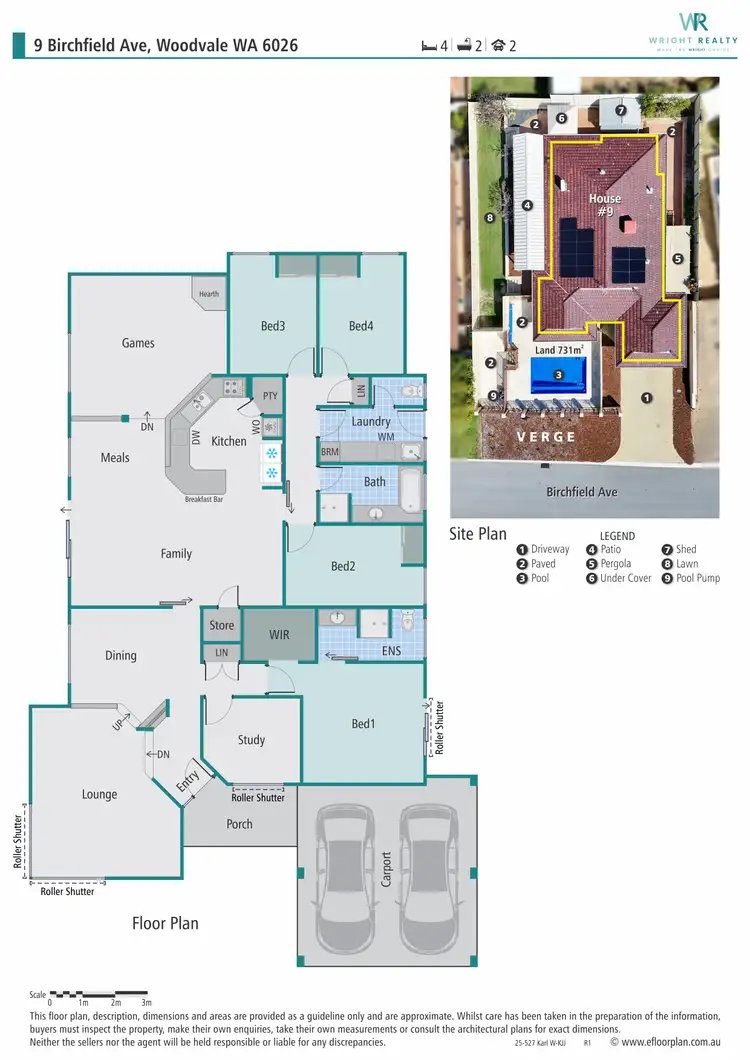Floorplan of Homely house listing, 9 Birchfield Avenue, Woodvale WA 6026