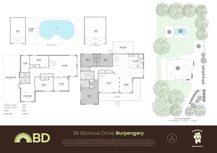 Floorplan of Homely house listing, 29 Glorious Drive, Burpengary QLD 4505