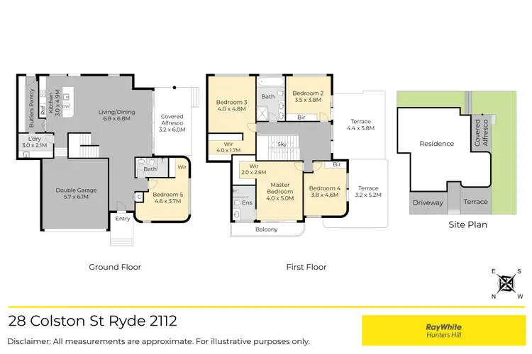 Floorplan of Homely house listing, 28 Colston street, Ryde NSW 2112