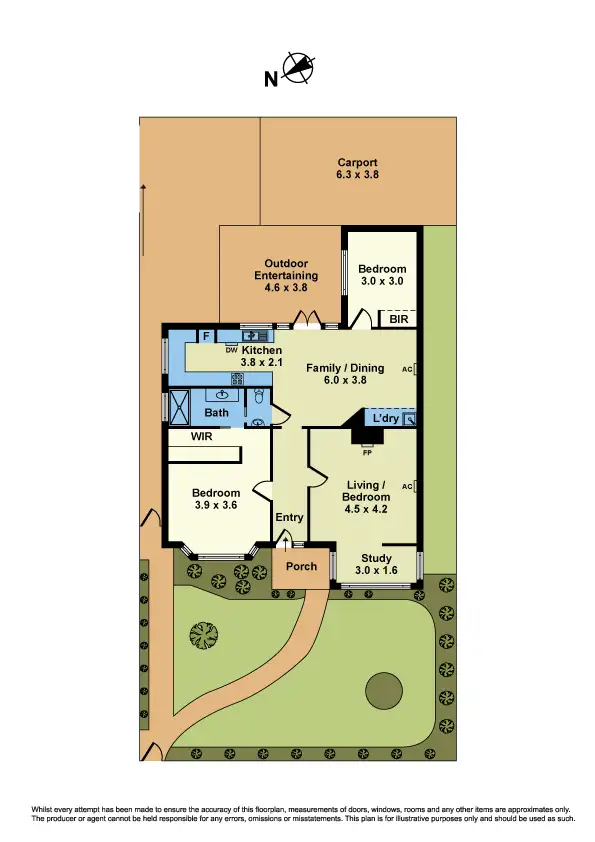 Floorplan of Homely house listing, 98 Bayview St, Williamstown VIC 3016