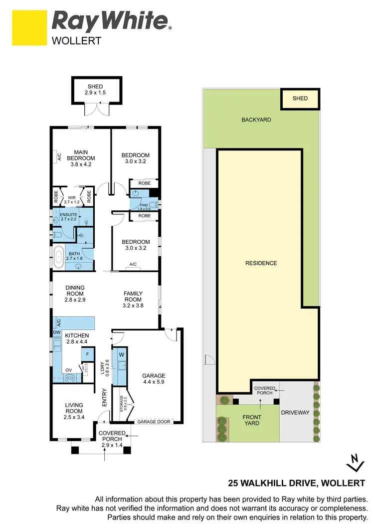 Floorplan of Homely house listing, 25 Walkhill Drive, Wollert VIC 3750