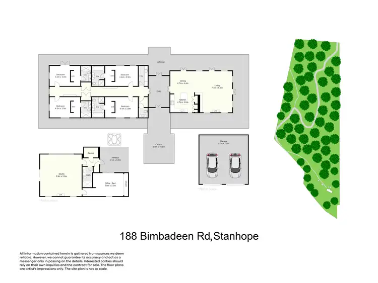 Floorplan of Homely rural property listing, 188 Bimbadeen Road, Stanhope NSW 2335