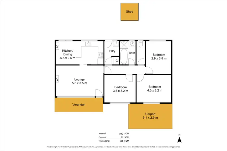 Floorplan of Homely house listing, 2B Gould Street, Para Hills SA 5096