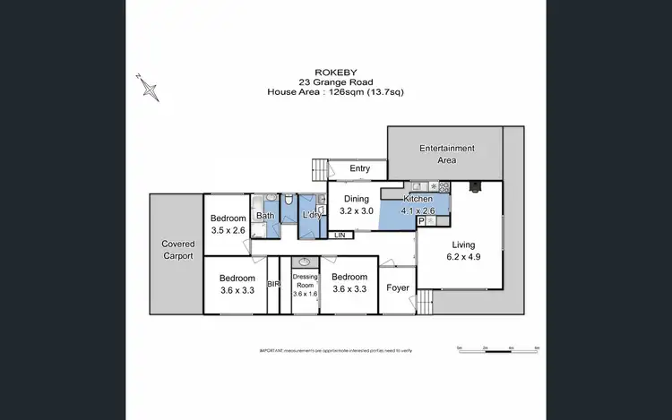 Floorplan of Homely house listing, 23 Grange Road East, Rokeby TAS 7019