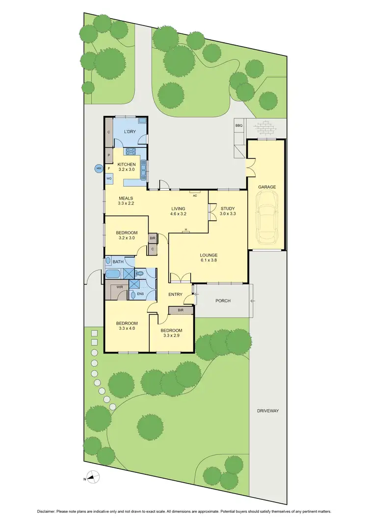 Floorplan of Homely house listing, 296 Edgars Road, Lalor VIC 3075
