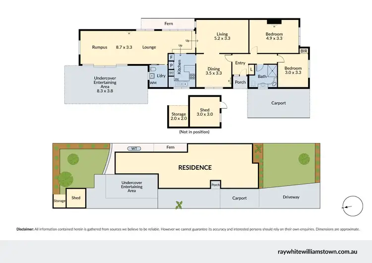 Floorplan of Homely house listing, 8A Federal Street, Williamstown VIC 3016