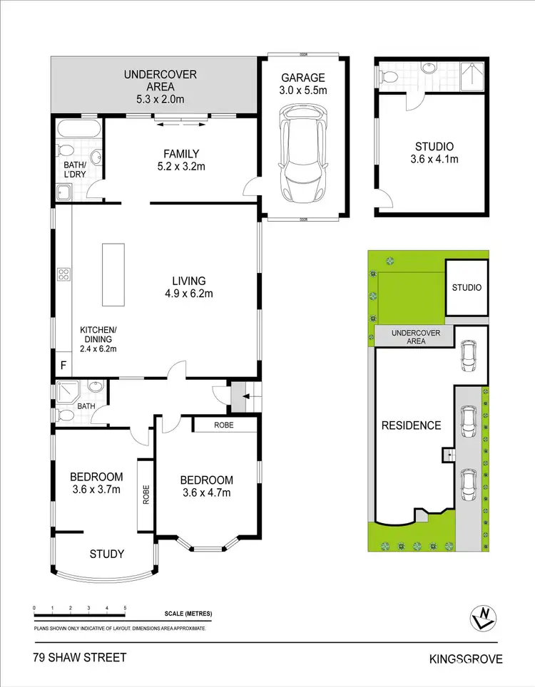 Floorplan of Homely house listing, 79 Shaw Street, Kingsgrove NSW 2208