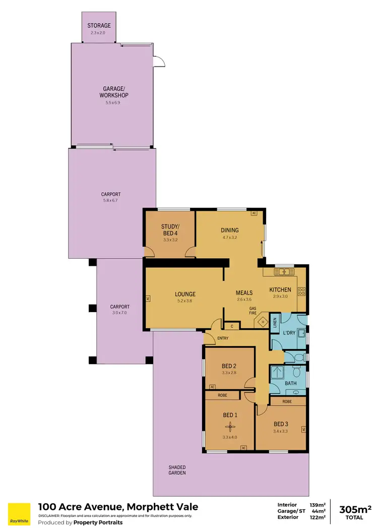 Floorplan of Homely house listing, 100 Acre Avenue, Morphett Vale SA 5162