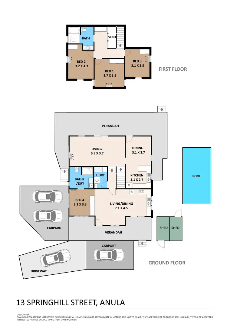 Floorplan of Homely house listing, 13 Springhill Street, Anula NT 812