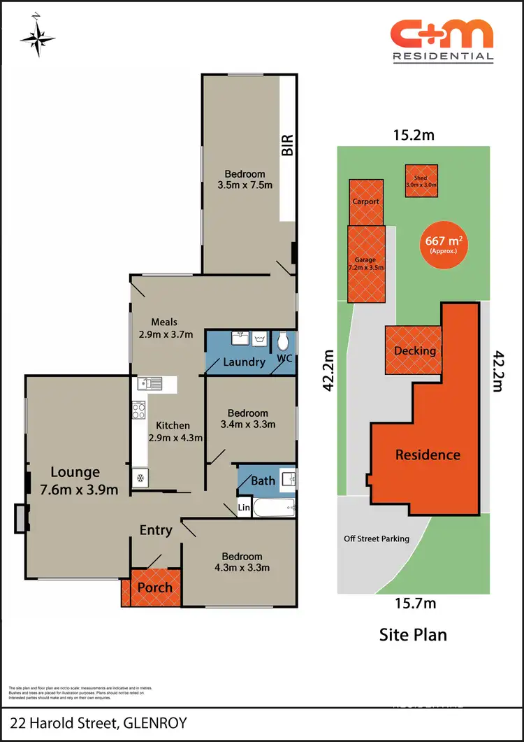 Floorplan of Homely house listing, 22 Harold Street, Glenroy VIC 3046