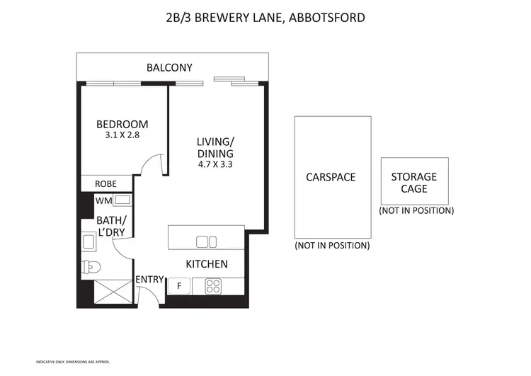 Floorplan of Homely house listing, 2B/3 Brewery Lane, Collingwood VIC 3066