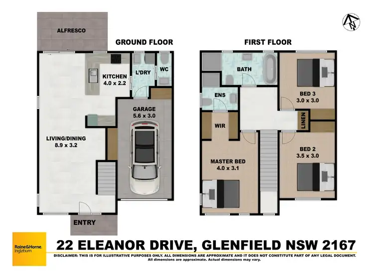 Floorplan of Homely house listing, 22 Eleanor Drive, Glenfield NSW 2167