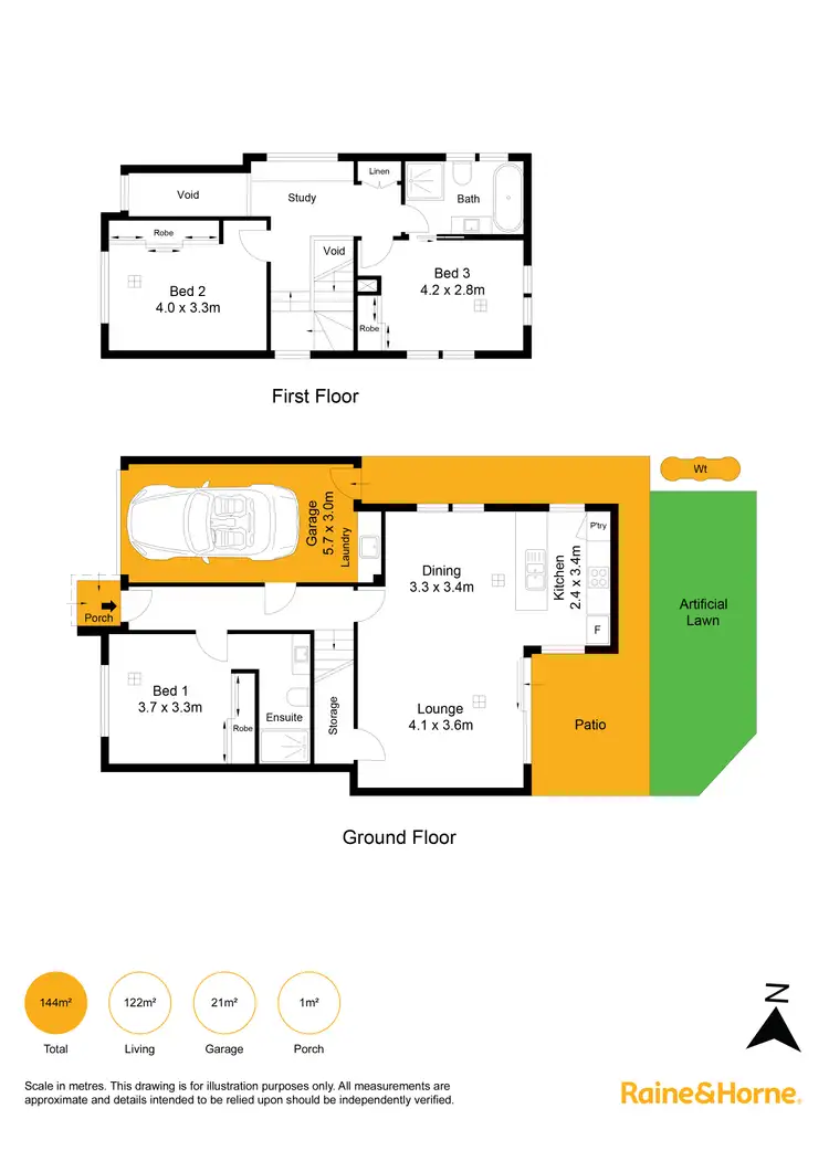 Floorplan of Homely house listing, 1I Letcher Road, Oaklands Park SA 5046