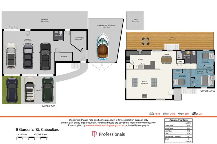 Floorplan of Homely house listing, 9 Gardenia Street, Caboolture QLD 4510