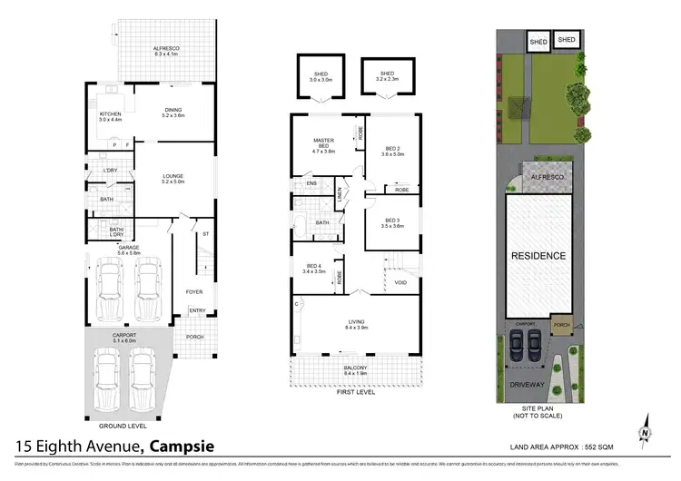 Floorplan of Homely house listing, 15 Eighth Avenue, Campsie NSW 2194