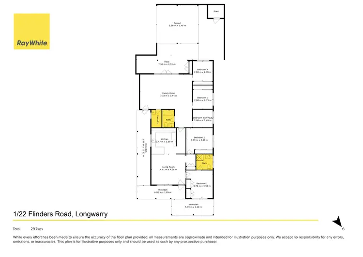 Floorplan of Homely house listing, 1/23 Flinders Road, Longwarry VIC 3816