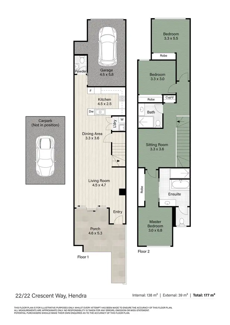 Floorplan of Homely house listing, 22/22 Crescent Way, Hendra QLD 4011