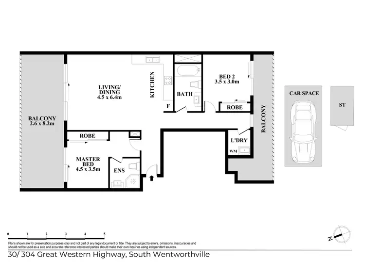 Floorplan of Homely unit listing, 30/304 Great Western Highway, Wentworthville NSW 2145