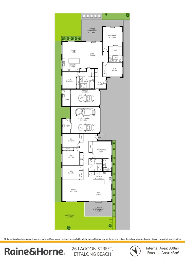 Floorplan of Homely house listing, 26 Lagoon Street, Ettalong Beach NSW 2257