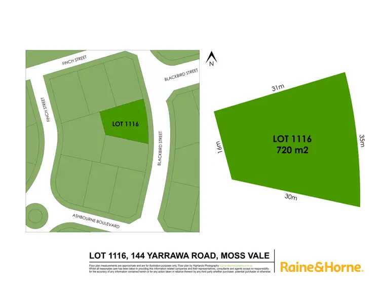 Floorplan of Homely land listing, LOT 1116 Kallista Street, Moss Vale NSW 2577