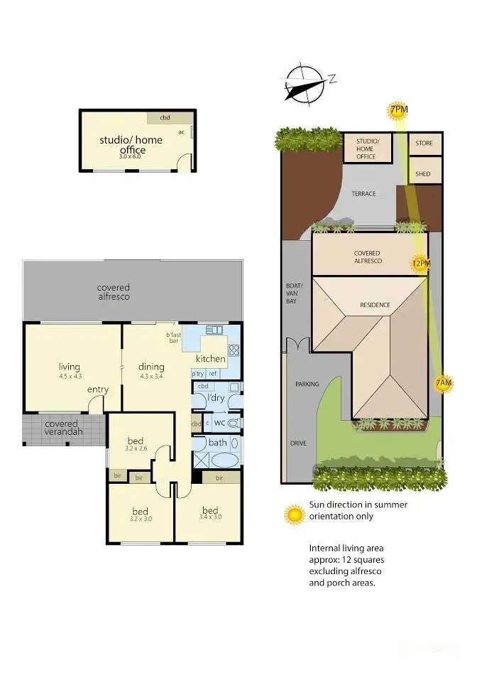 Floorplan of Homely house listing, 81 Darnley Drive, Skye VIC 3977