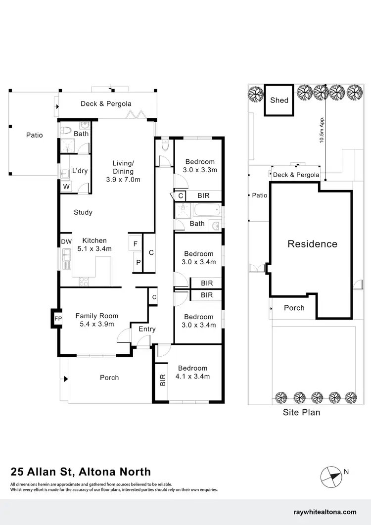 Floorplan of Homely house listing, 25 Allan Street, Altona North VIC 3025