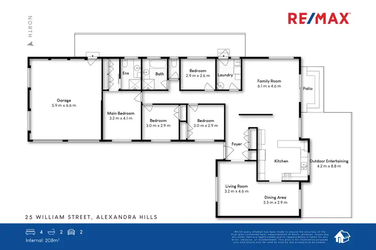 Floorplan of Homely house listing, 25 William Street, Alexandra Hills QLD 4161