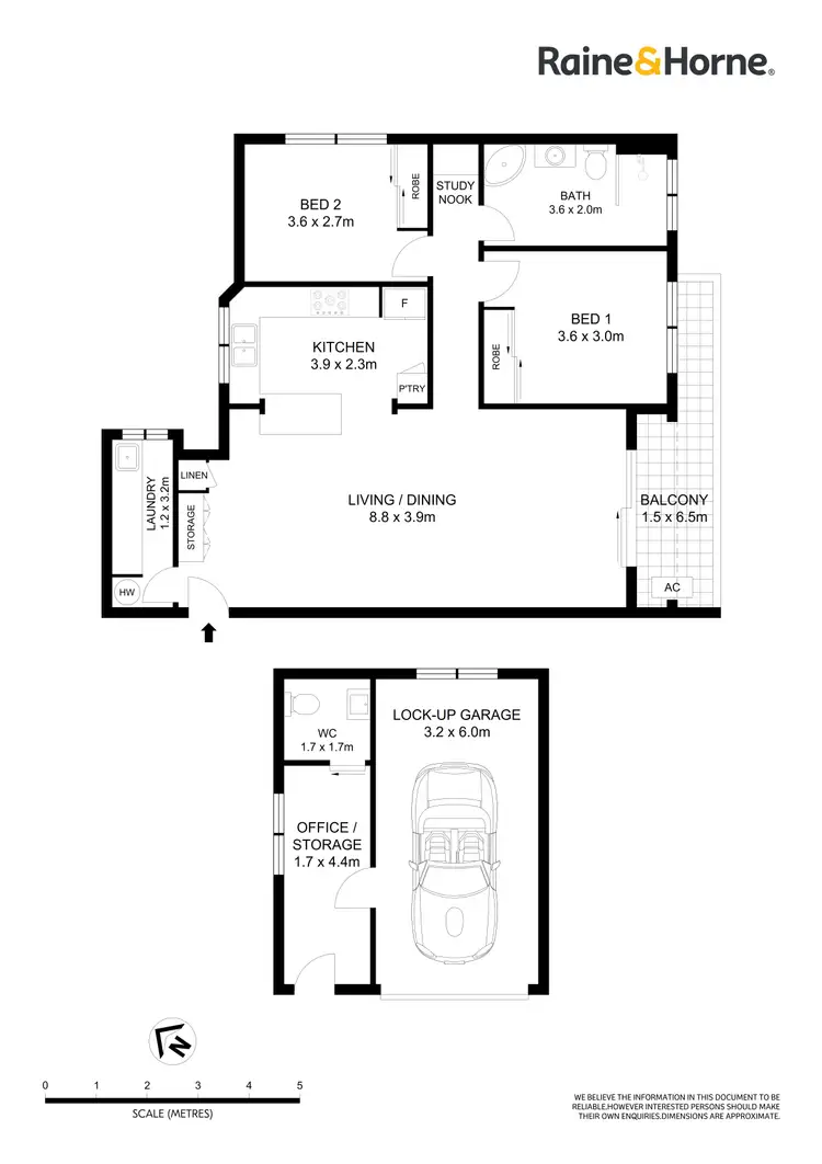 Floorplan of Homely unit listing, 6/21 Balfour Street, Allawah NSW 2218