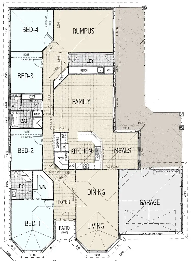 Floorplan of Homely house listing, 53 Pebble Beach Drive, Dubbo NSW 2830